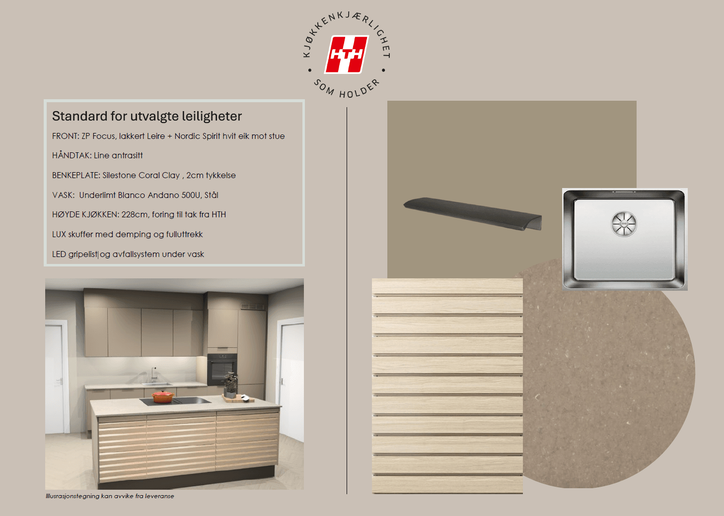 Standardleveranse for utvalgte boliger i Fagerblom